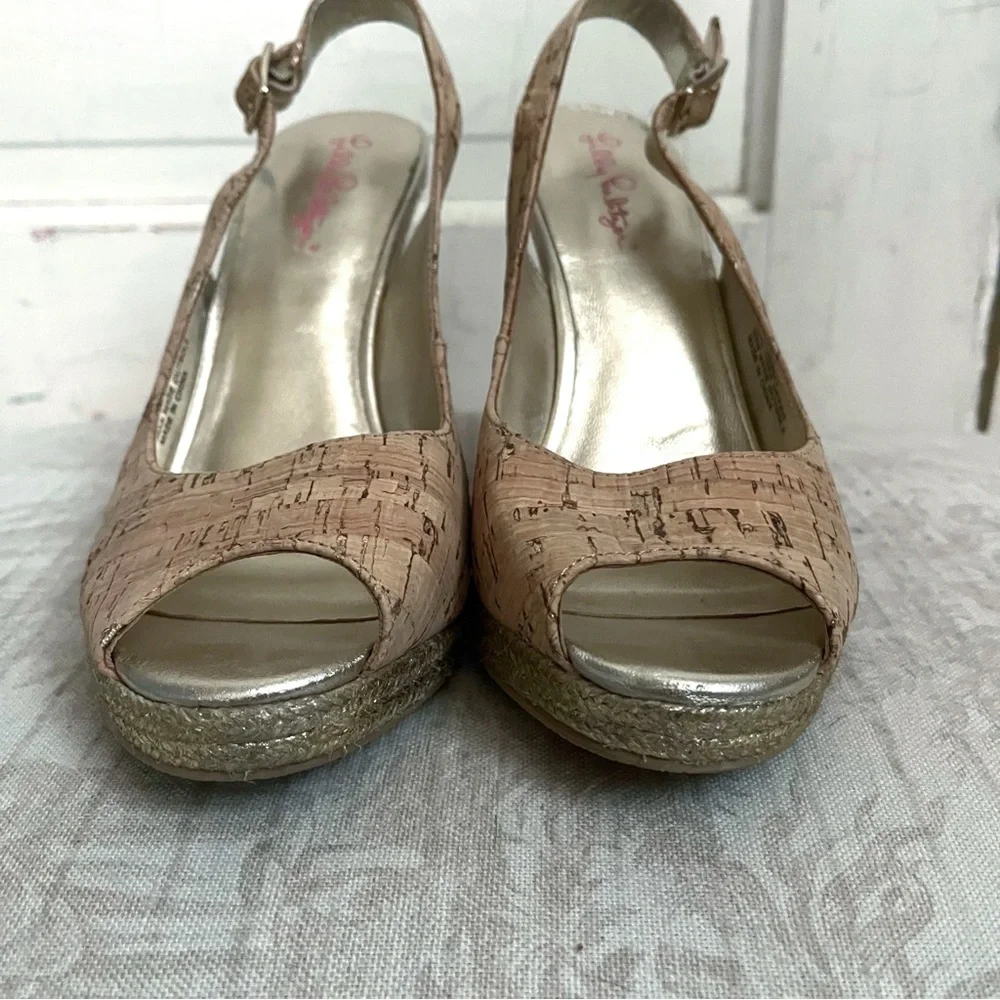 Lilly Pulitzer Krisie Cork Wedge Sandals